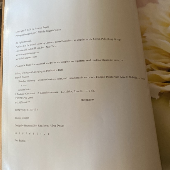 CHOCOLATE EPIPHANY HARDCOVER COOKBOOK by Francois Payard - Picture 10 of 14